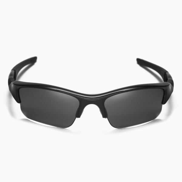 New Walleva Black Titanium Polarized Replacement Lenses For Oakley Flak Jacket Xlj Sunglasses 